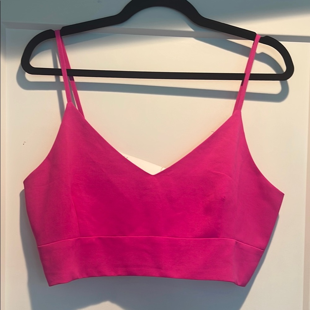 Vibrant Pink Crop Top